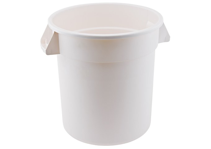 Winco FCW-10 Heavy Duty White Container, 10-Gallon, BPA-Free, Food Safe, NSF Listed