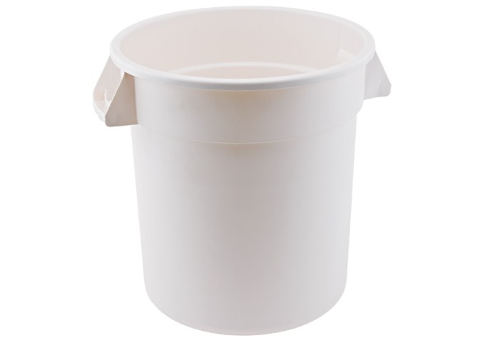 Winco FCW-20 Heavy Duty White Container, 20-Gallon, BPA-Free, Food Safe, NSF Listed