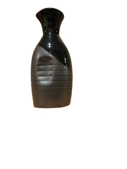10 OZ BL/BR SAKE BOTTLE, 6/72