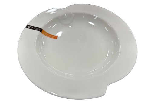 10&quot; DEEP PEACH PLATE, 6/24