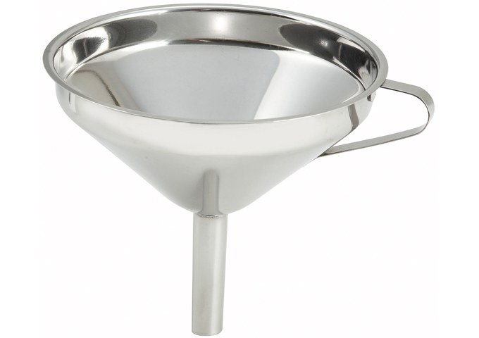 5&quot; S/S FUNNEL W/STRAINER