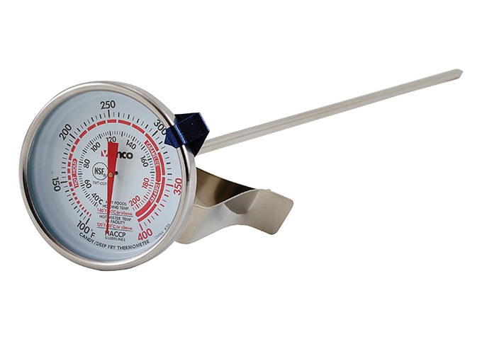 Deep Fry Thermometer with 12 Stainless Steel Food Grade Probe and