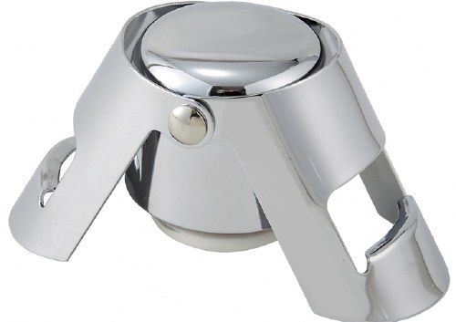 Winco CBS-1 Champagne Bottle Stopper, Chrome-Plated