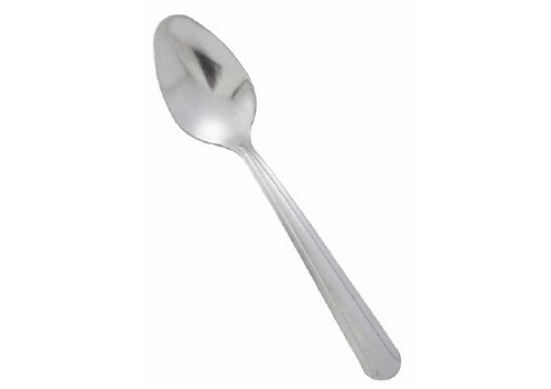 Winco 0001-01 5 13/16" Teaspoon with 18/0 Stainless Grade, Dominion Pattern Winco 0001-01 5 13/16" Teaspoon with 18/0 Stainless Grade, Dominion Pattern, 12/Box