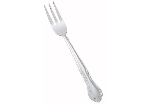 Winco 0004-07 6" Oyster Fork with 18/0 Stainless Grade, Elegance Pattern, 12/Box
