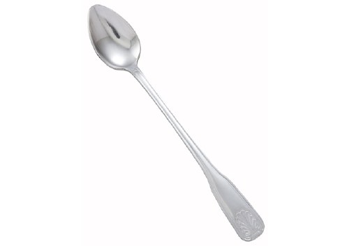 Winco 0006-02 7" Iced Tea Spoon with 18/0 Stainless Grade, Toulouse Pattern, 12/Box