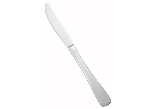 Winco 0016-08 8 3/8" Dinner Knife with 18/0 Stainless Grade, Winston Pattern, 12/Box