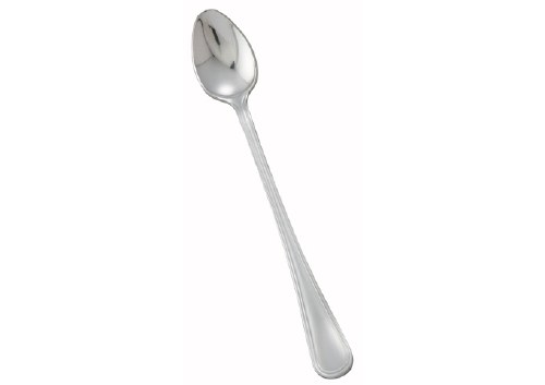 Winco 0021-02 7 1/2" Iced Tea Spoon with 18/0 Stainless Grade, Continental Pattern, 12/Box