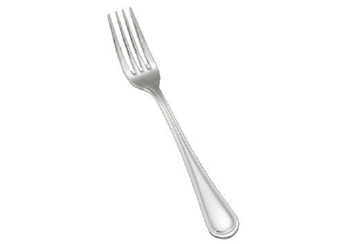 Winco 0021-05 7 1/4" Dinner Fork with 18/0 Stainless Grade, Continental Pattern, 12/Box