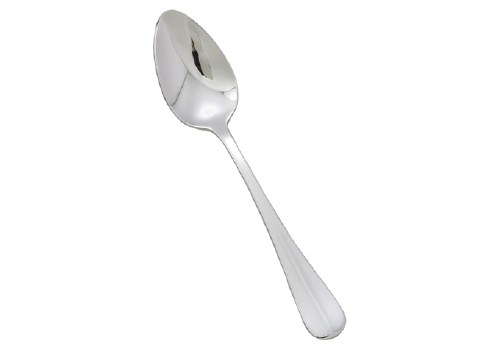 Winco 0034-01 6" Teaspoon with 18/8 Stainless Grade, Stanford Pattern, 12/Box