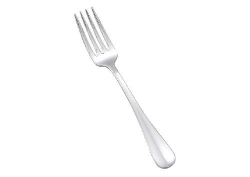 Winco 0034-06 5 7/8" Salad Fork with 18/8 Stainless Grade, Stanford Pattern, 12/Box