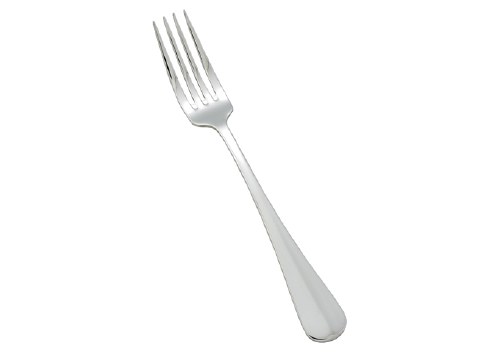 Winco 0034-11 8 1/4" Table Fork with 18/8 Stainless Grade, Stanford Pattern, 12/Box
