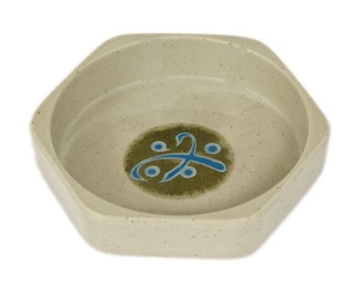 Fuji 317/M Asian Melamine Hexagonal Sauce Dish, 3.75" Diameter, Green China, Box of 24