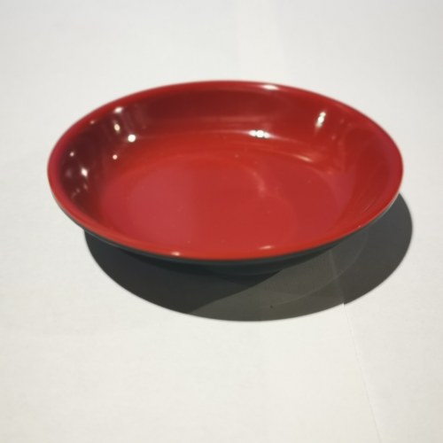 SAUCE DISH 4" BK/RD 12/96