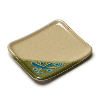 Fuji 505/M Asian Melamine Rectangle Plate, 4.5" Length x 4" Width, Green China, Box of 24