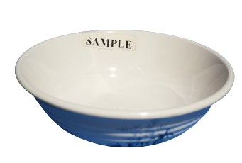 Fuji 6036A/BZ Asian Melamine Bowl, 5.5" Diameter, Blue Bamboo, Box of 12