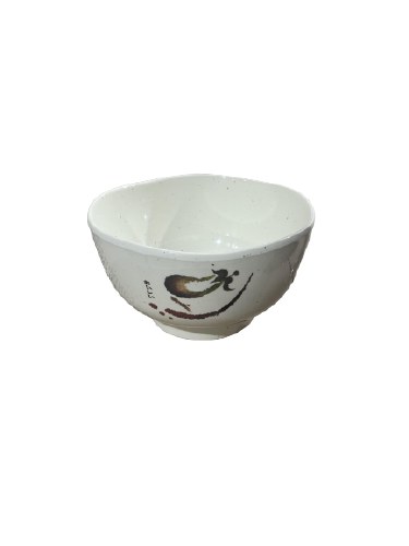 Fuji 605D/E Asian Melamine Soup Bowl, 4.5" Diameter, Eggplant, Box 12