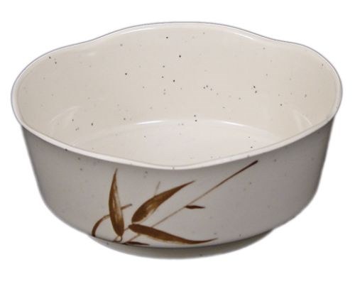 Fuji 605E/J Asian Melamine Soup Bowl, 5.25" Diameter, Brown Bamboo, Box of 12