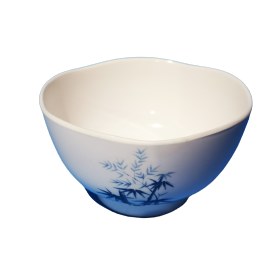 Fuji 605E/BZ Asian Melamine Soup Bowl, 5.25" Diameter, Blue Bamboo, Box of 12