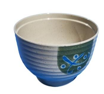 Fuji 657A/M Asian Melamine Bowl, 6.5" Diameter, Green China, Box of 5