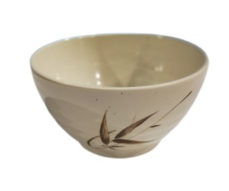 Fuji 915/J Asian Melamine Bowl, 4.75" Diameter, Brown Bamboo, Box of 12