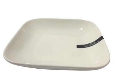 BOWL WH POR ,6"SQ,X1.25"H,