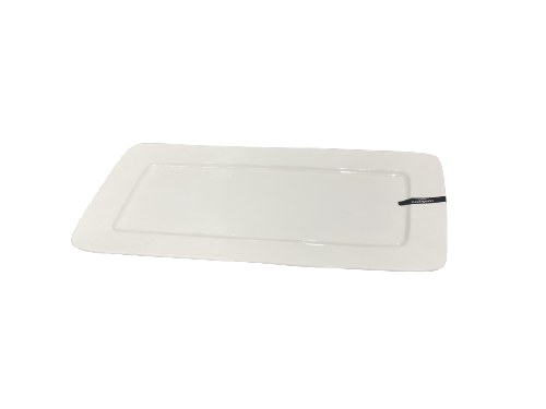 PLATE WH PORCE ,17.5"X7.5"