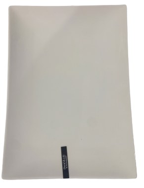 PLATE,REC WHITE,11.75"X8.25"