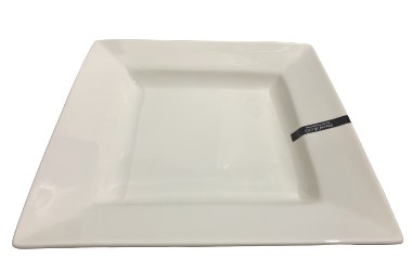 PORCELAIN PLATE 10" SQ 2/