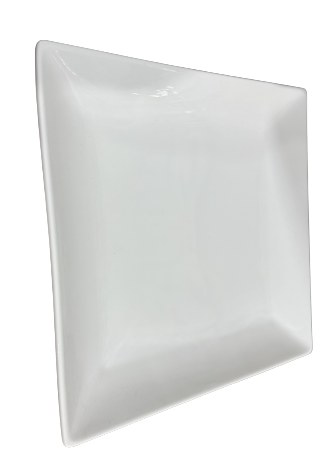 PLATE,WHITE, 10.75" SQ,