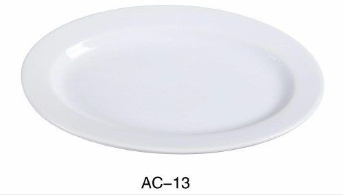 PLATE OVAL 11-75"X8" 1/12