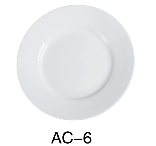 PLATE BREAD RND 6.5"D 6/36