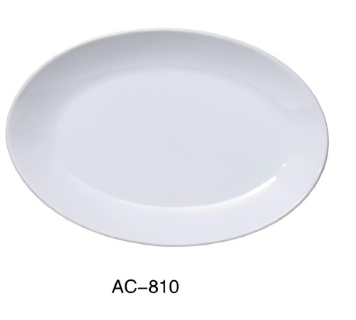 Yanco AC-810 Porcelain Deep Coupe Platter, ABCO, Round, White, 11 Oz, 6 Per Box