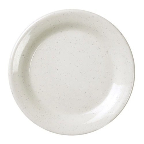 PLATE, 9", ROUND, IVORY 12/72