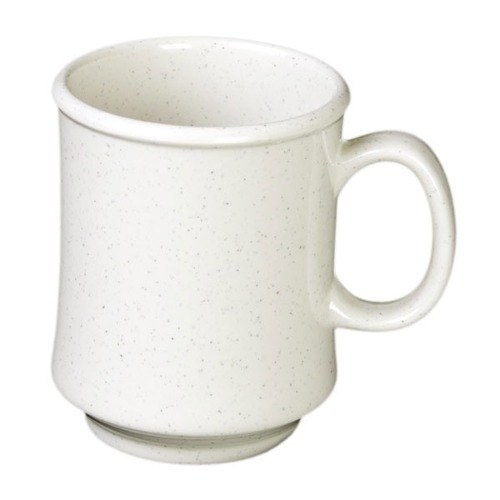 Thunder Group AD908WS Melamine Mug, San Marino, Ivory, 8 Oz, Box of 12