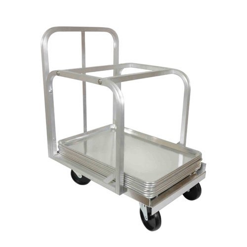 Thunder Group Aluminum Full Size Sheet Pan Truck, 5" Swivel Casters