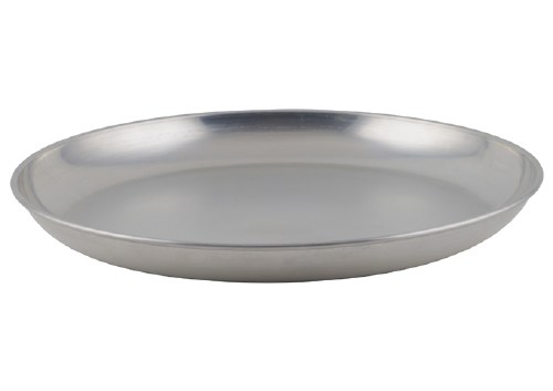Winco ASFT-16 Aluminum Sea Food Tray, 15.75"D X 1.5"H, 160 Oz