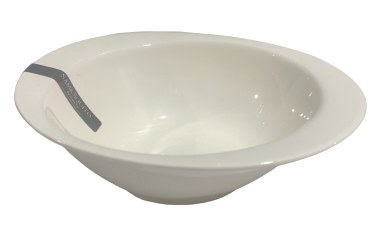 8 Oval White Porcelain Bowl