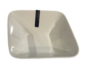 BOWL,SQ, WT, 5.5"D, 8 PC/BX