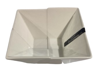 BOWL WH POR,5" SQX2.5"H