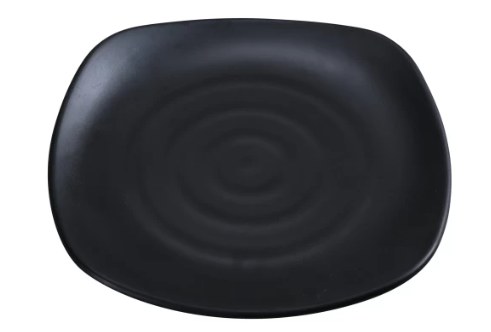 PLT BLACK MAT 12"SQ 6/12
