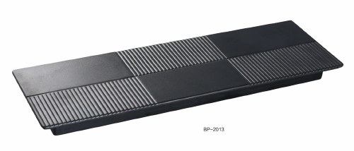 BLACK PLATE 13" X 4.25",6/12