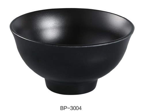 RICE BOWL 4.5" BLACK 12/48