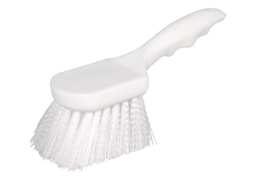POT SCRUBBING BRUSH, 8", WOOD