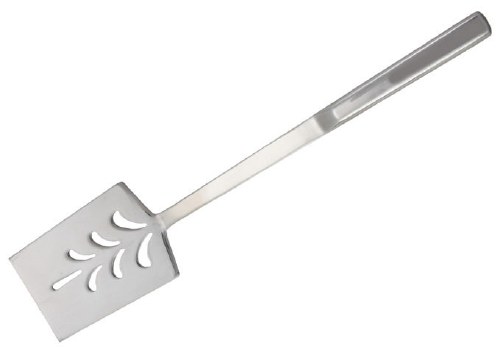 Winco BW-TN Stainless Steel Perforated Turner with Hollow Handle, 14"