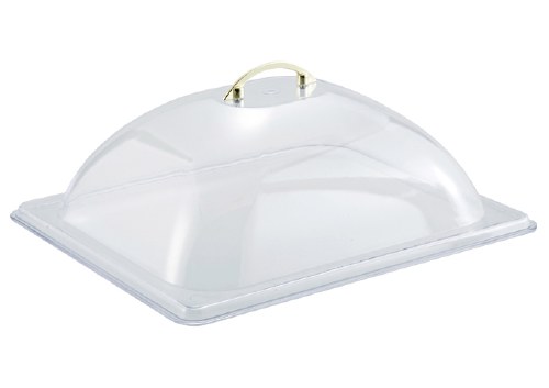 Winco C-DP2 Polycarbonate Dome Cover, Half Size