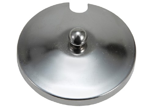 Winco CJ-2C Stainless Steel Jar Lid for CJ-7P and CJ-7G with Slotted Opening