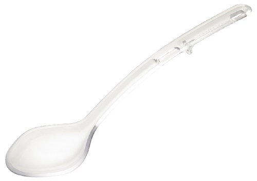 Winco CVSS-13C Disposable Polycarbonate Curv Serving Spoon, Clear, 13"