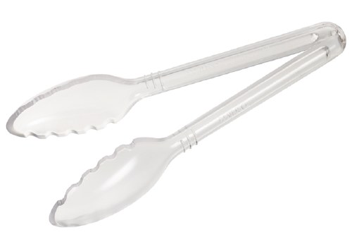 TONG,9", POLYCARBONATE, CLEAR
