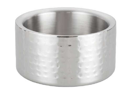 Winco DWCC-5H Stainless Steel Wine Coaster, Double-Wall Insulated, 4-5/8 In Diameter